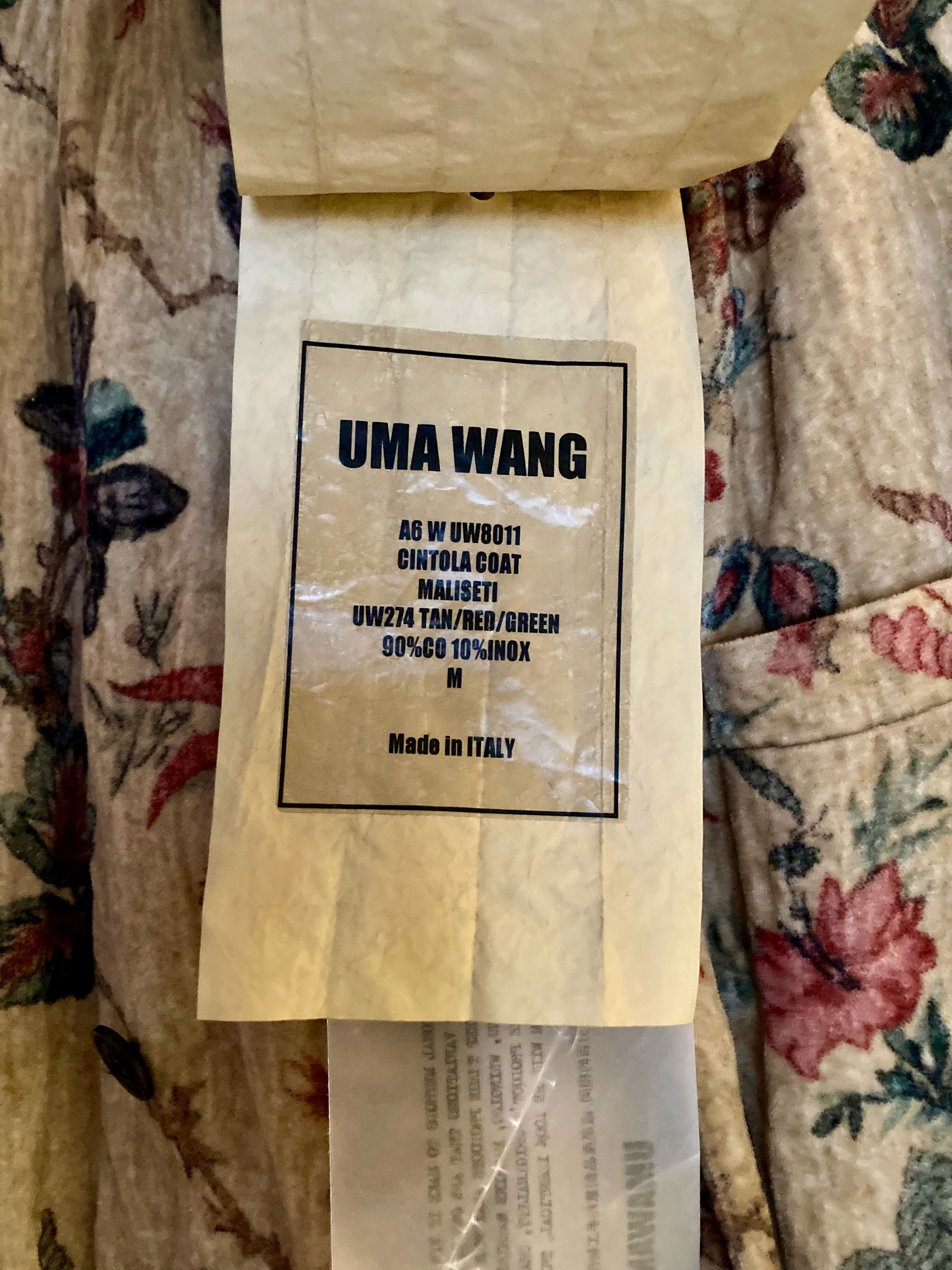 Uma Wang Cintola Velvet Coat Size M / US 6-8 / IT 42-44 - 9 Thumbnail