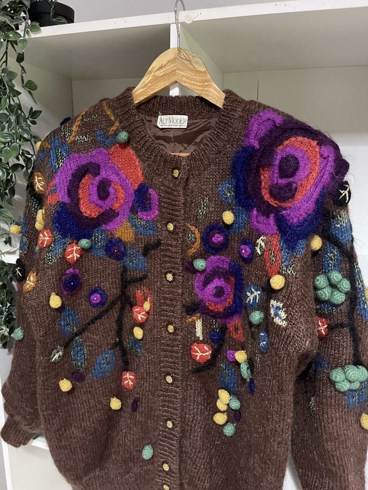 Japanese Brand Vintage Mohair Jacket Nice Design Size L / US 10 / IT 46 - 2 Thumbnail