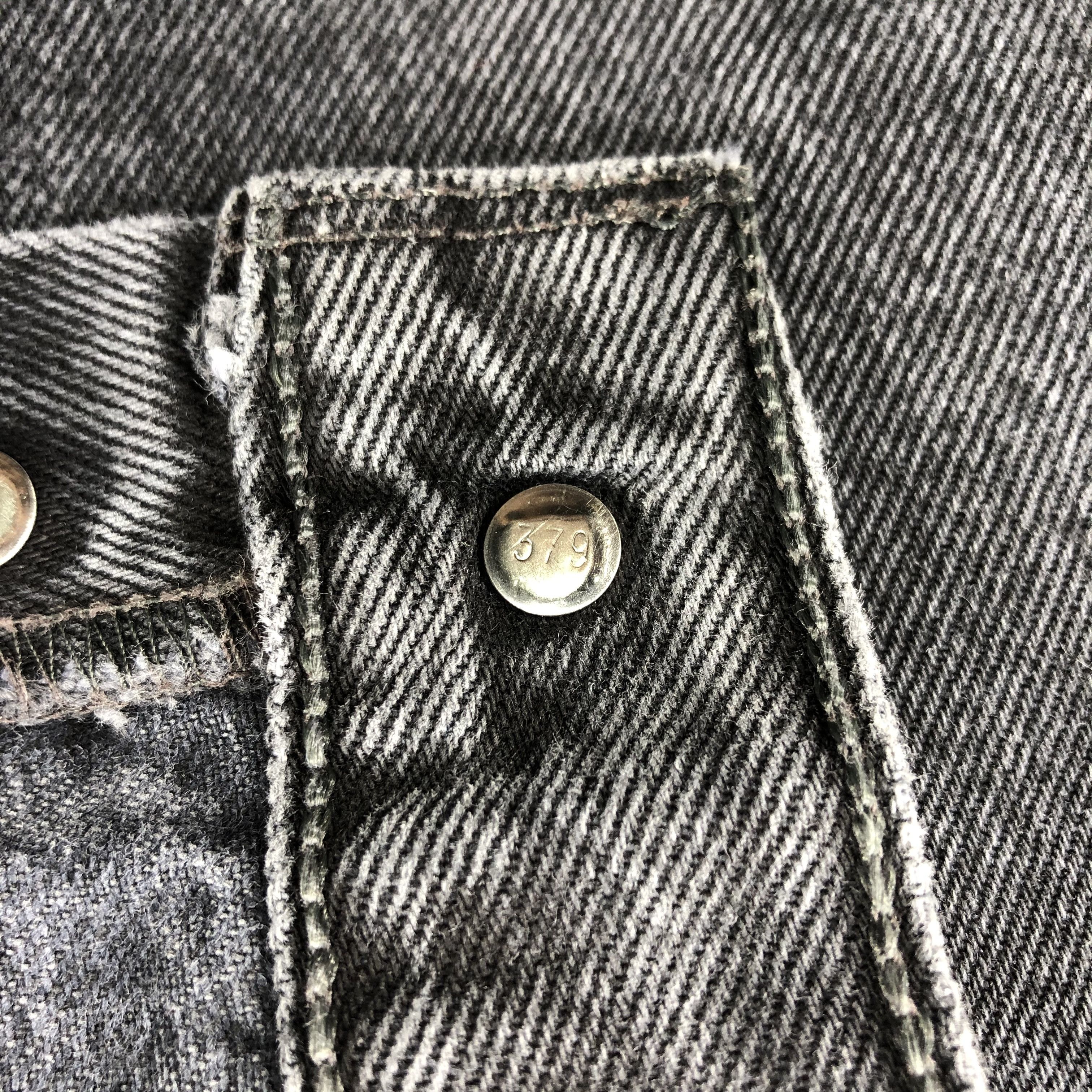 Levi's × Vintage Vintage 90s Faded Black Levis 501 Jeans-JM1536 Size US 39 - 9 Thumbnail