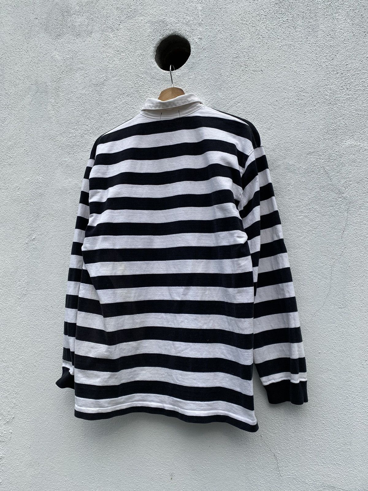 Designer × Polo Ralph Lauren × Vintage Vintage Stripe Spice Island Polo Rugby Long Sleeves Size US L / EU 52-54 / 3 - 9 Thumbnail
