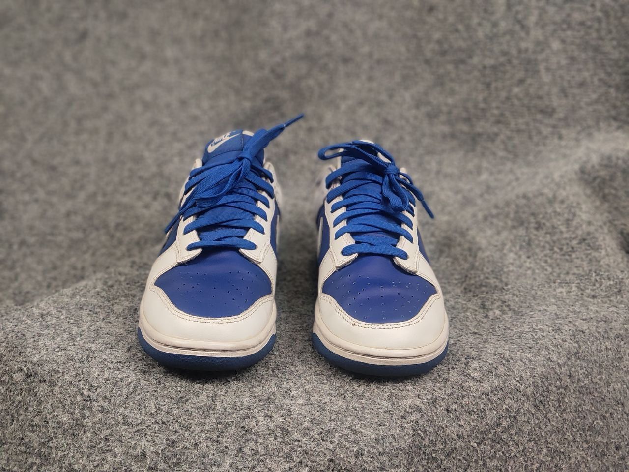 Nike Nike Dunk Low Retro Racer Blue Leather Sneakers Vintage Size US 9 / EU 42 - 8 Thumbnail