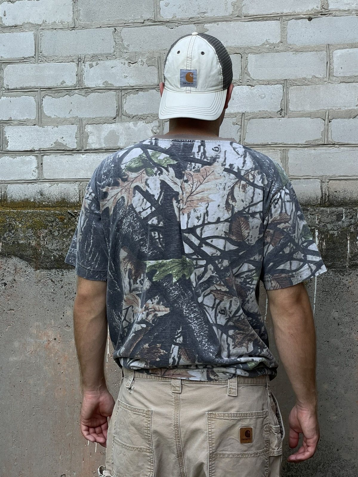 Carhartt × Vintage Vintage Carhartt Distressed Faded Crazy Pants Very Rare Size US 36 / EU 52 - 3 Thumbnail