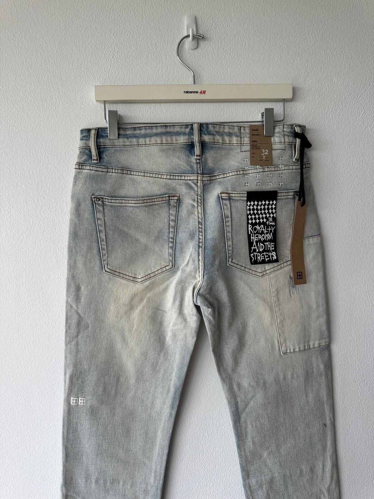 Ksubi new Ksubi mens denim jean hazlow 32 nimbus light blue Size US 32 / EU 48 - 6 Thumbnail