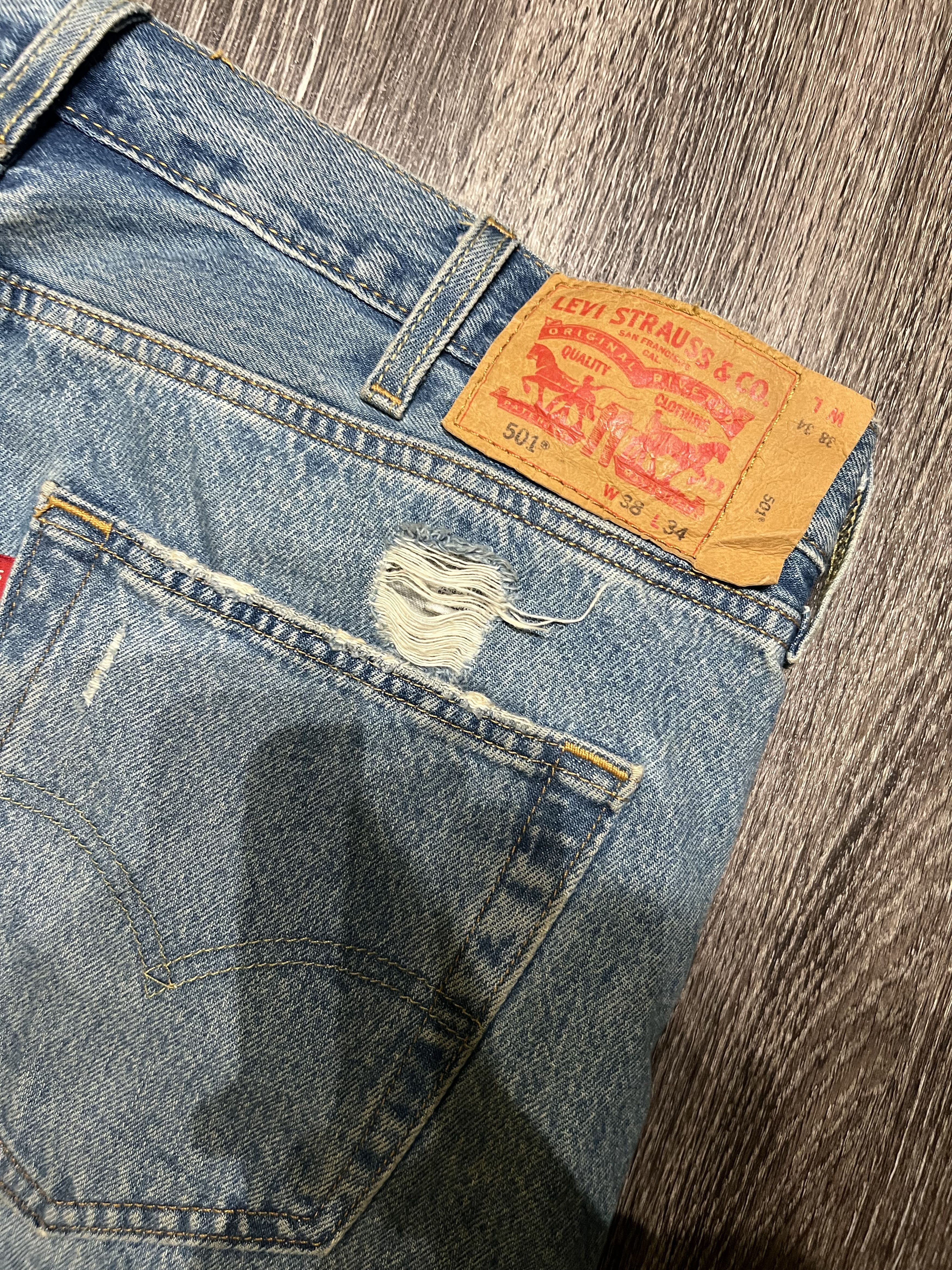 Levi's Levi distressed denim Size US 38 / EU 54 - 3 Thumbnail