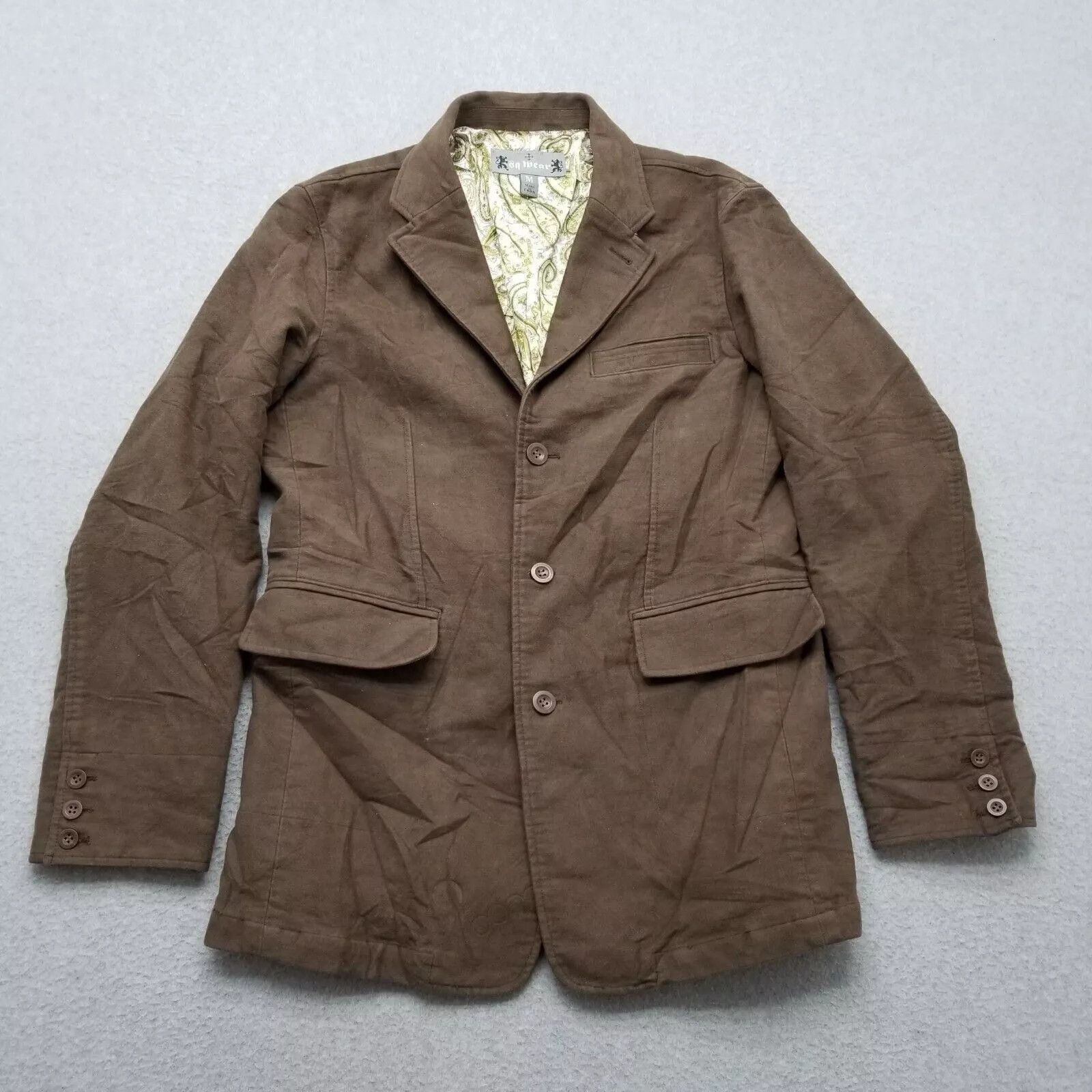Other Sq Wear Blazer Womens Medium Pockets Buttons Cotton Outdoor Size M / US 6-8 / IT 42-44 - 1 Thumbnail