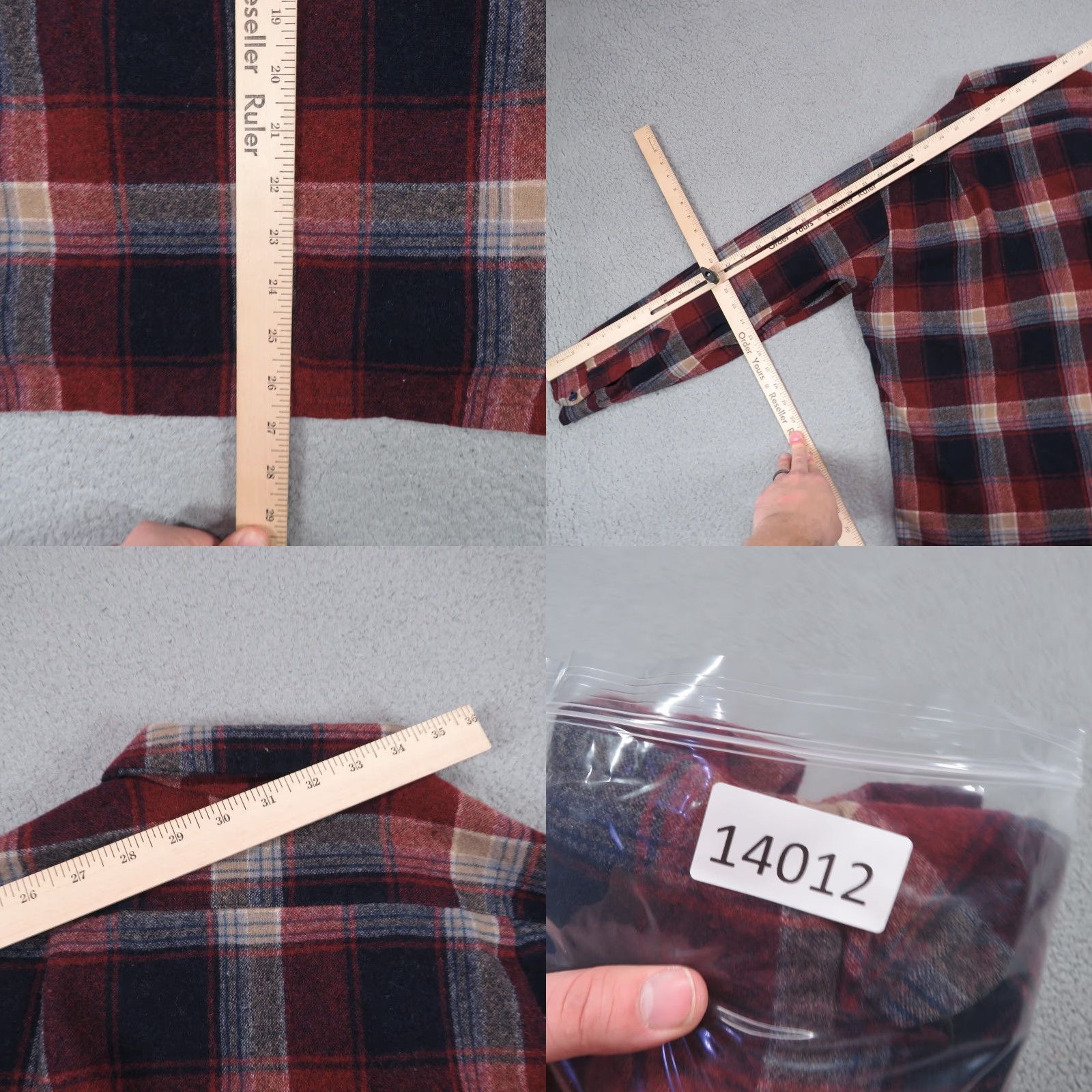 Pendleton VTG Pendleton Shirt Mens Large 60s 70s Red Plaid Board Shirt Loop Collar Surfer Flap Size US L / EU 52-54 / 3 - 9 Thumbnail