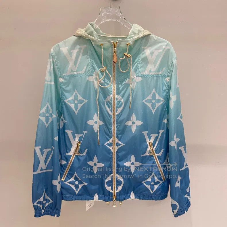 Louis Vuitton Louis Vuitton Blue logo presbyopic full print hooded draws Size XS / US 0-2 / IT 36-38 - 1 Thumbnail