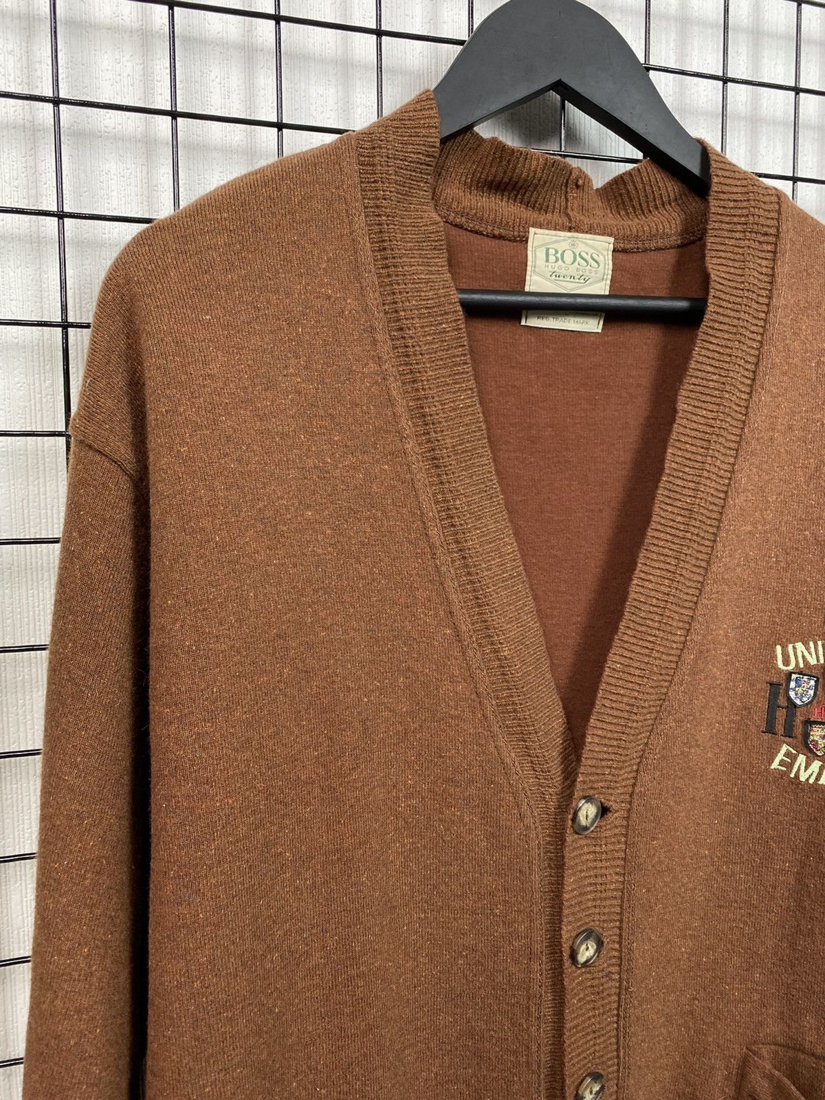 Hugo Boss × Vintage SUPER RARE HUGO BOSS vintage University Emblems 80’s 90’s Size US L / EU 52-54 / 3 - 5 Thumbnail