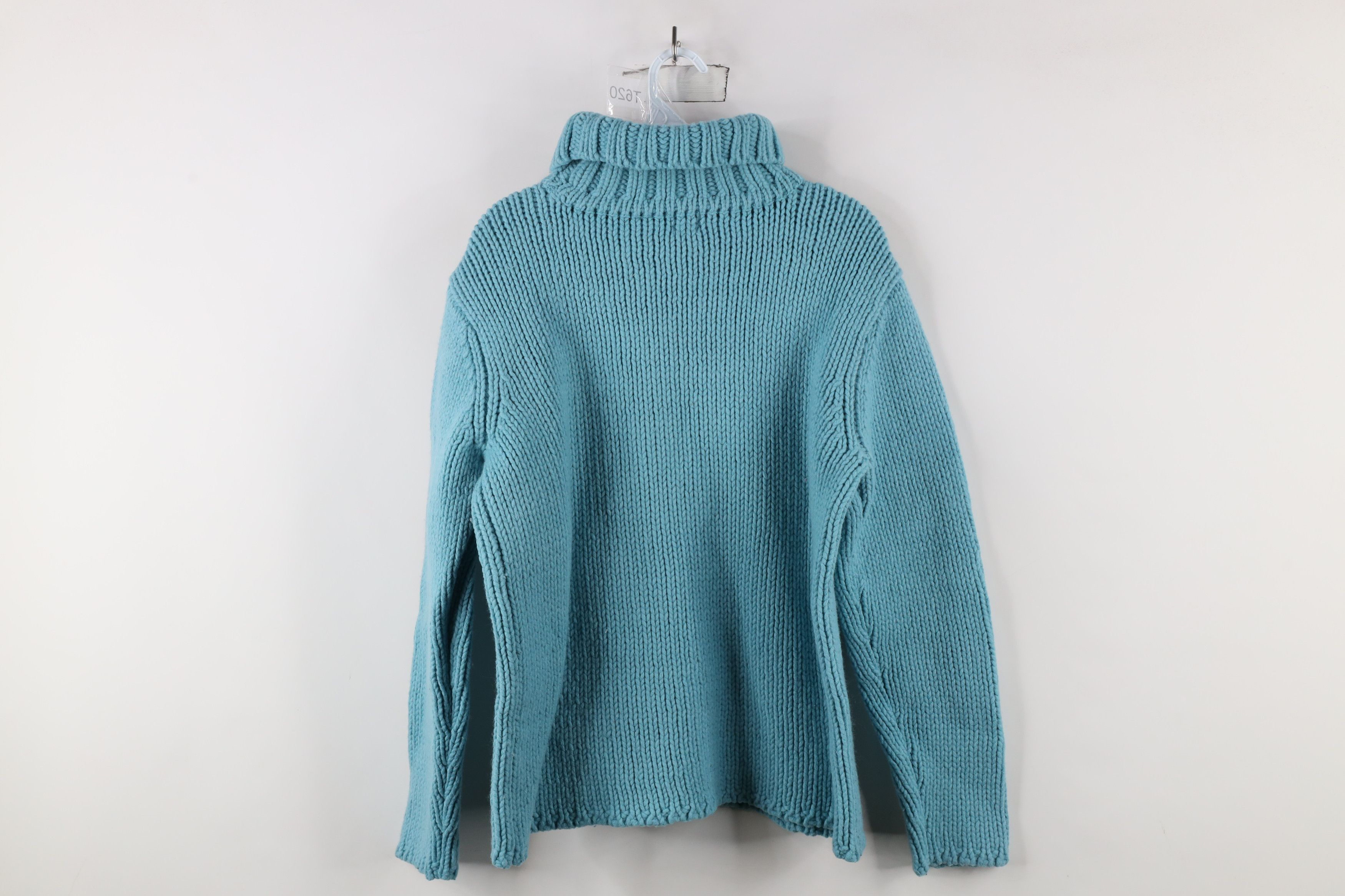 Gap × Vintage Vintage 90s Gap Heavyweight Blend Knit Turtleneck Sweater Size XXL / US 16-18 / IT 52-54 - 6 Thumbnail