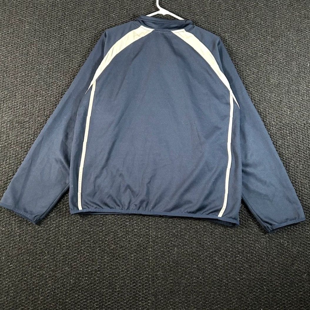 Starter VINTAGE Starter Full Zip Blue/White Collared Track Jacket Mens Size Large Size US L / EU 52-54 / 3 - 3 Thumbnail