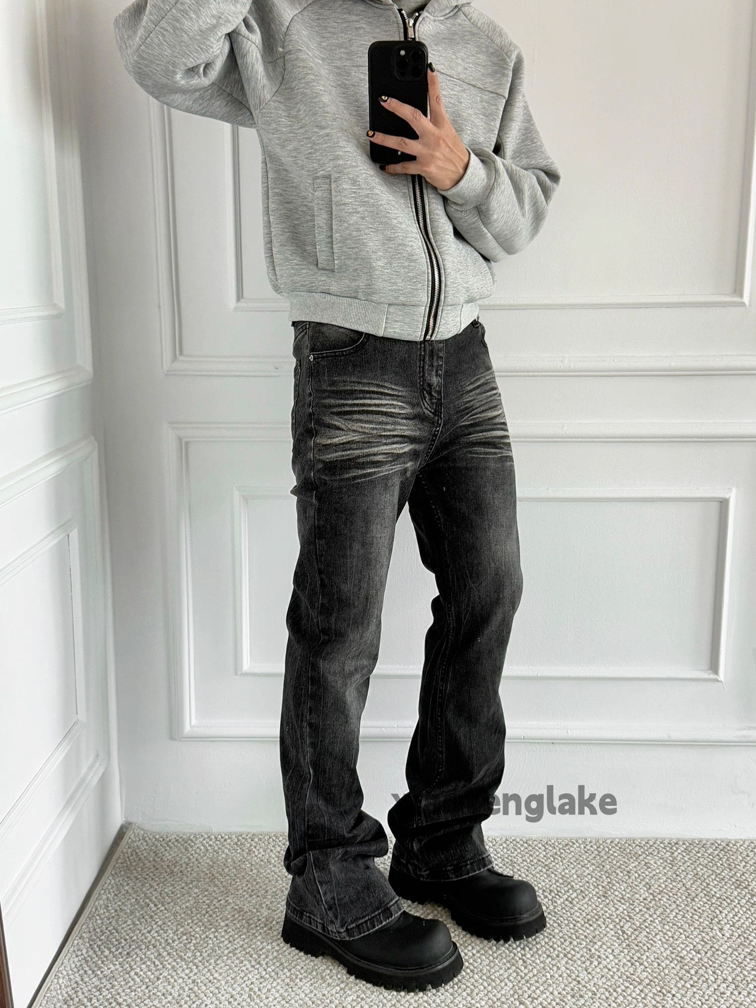 Vintage Washed faded cleanfit yuppie y2k hiphop bootcut jeans Size US 32 / EU 48 - 8 Thumbnail