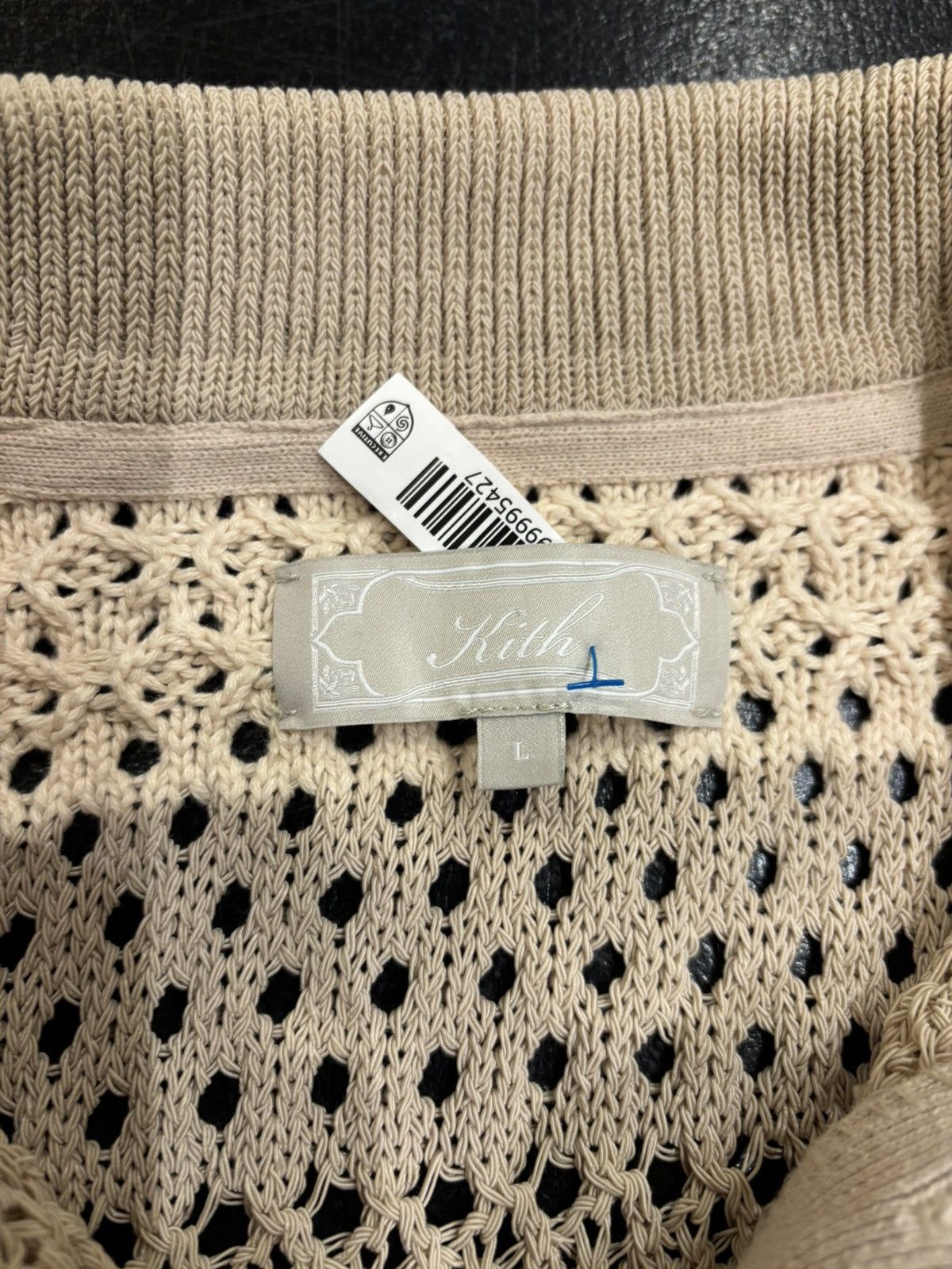 Kith Kith Open Weave Polo Beige Size US L / EU 52-54 / 3 - 3 Thumbnail