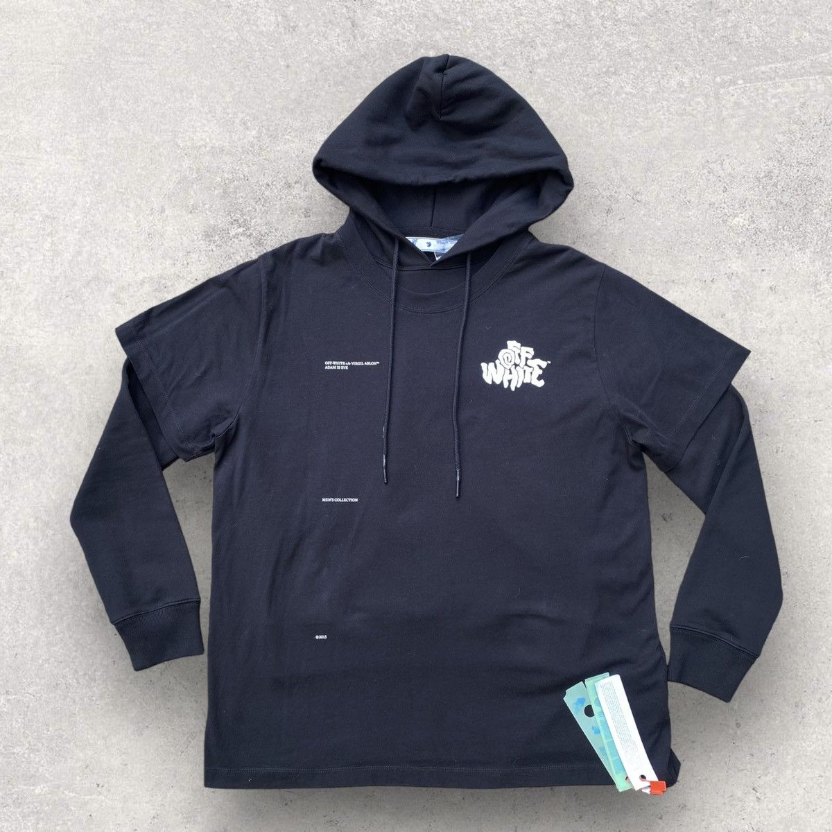 Off-White Adam is Eve Oversize Layer Hoodie Size US S / EU 44-46 / 1 - 1 Thumbnail