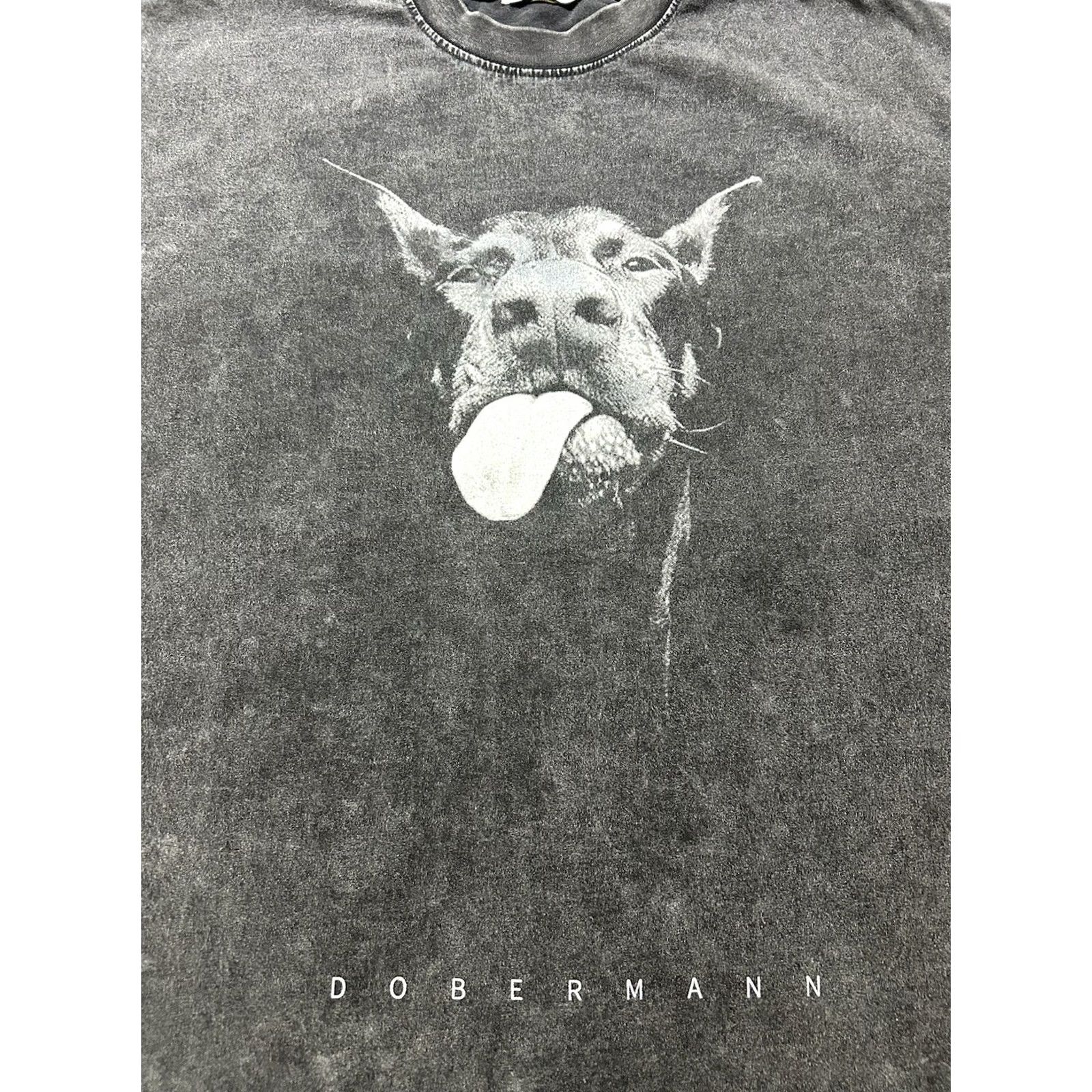 Vintage Elfric Eden Dobermann Dog Graphic Tee Shirt Mens XXL Black Acid Size US XXL / EU 58 / 5 - 2 Thumbnail
