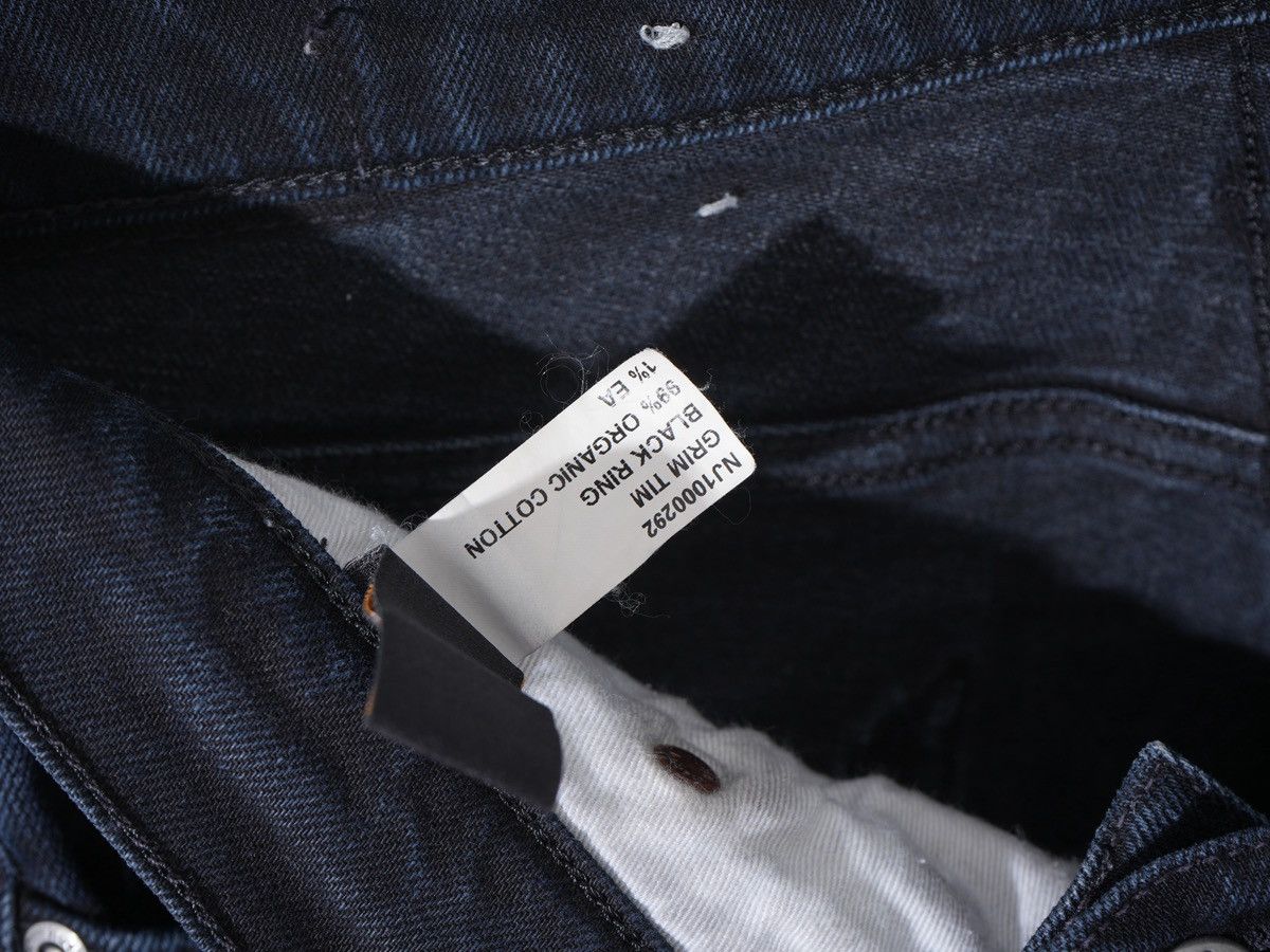 Japanese Brand Nudie Jeans grim tim black ring jeans denim fits w34 Size US 36 / EU 52 - 8 Thumbnail
