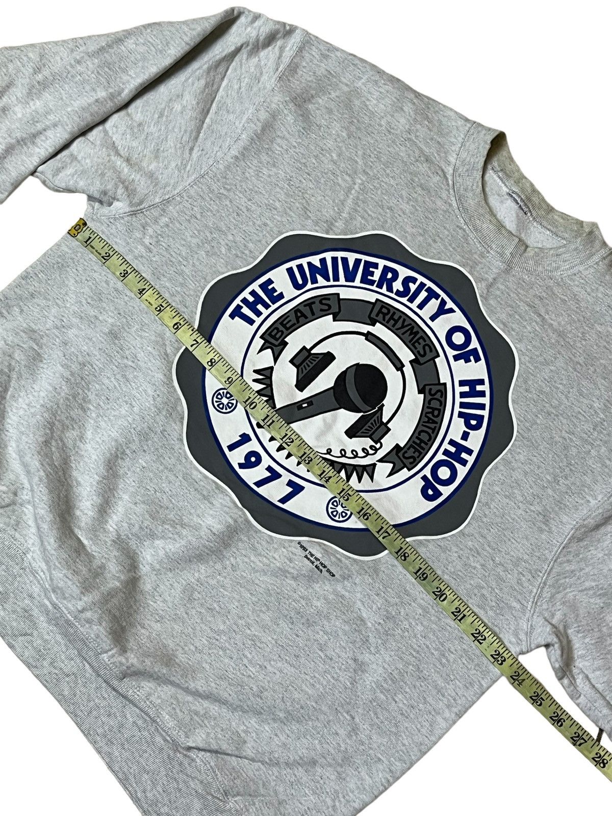 Rap Tees VINTAGE 90s THE HIP HOP SHOP by MAURICE MALONE SWEATSHIRT Size US L / EU 52-54 / 3 - 7 Thumbnail