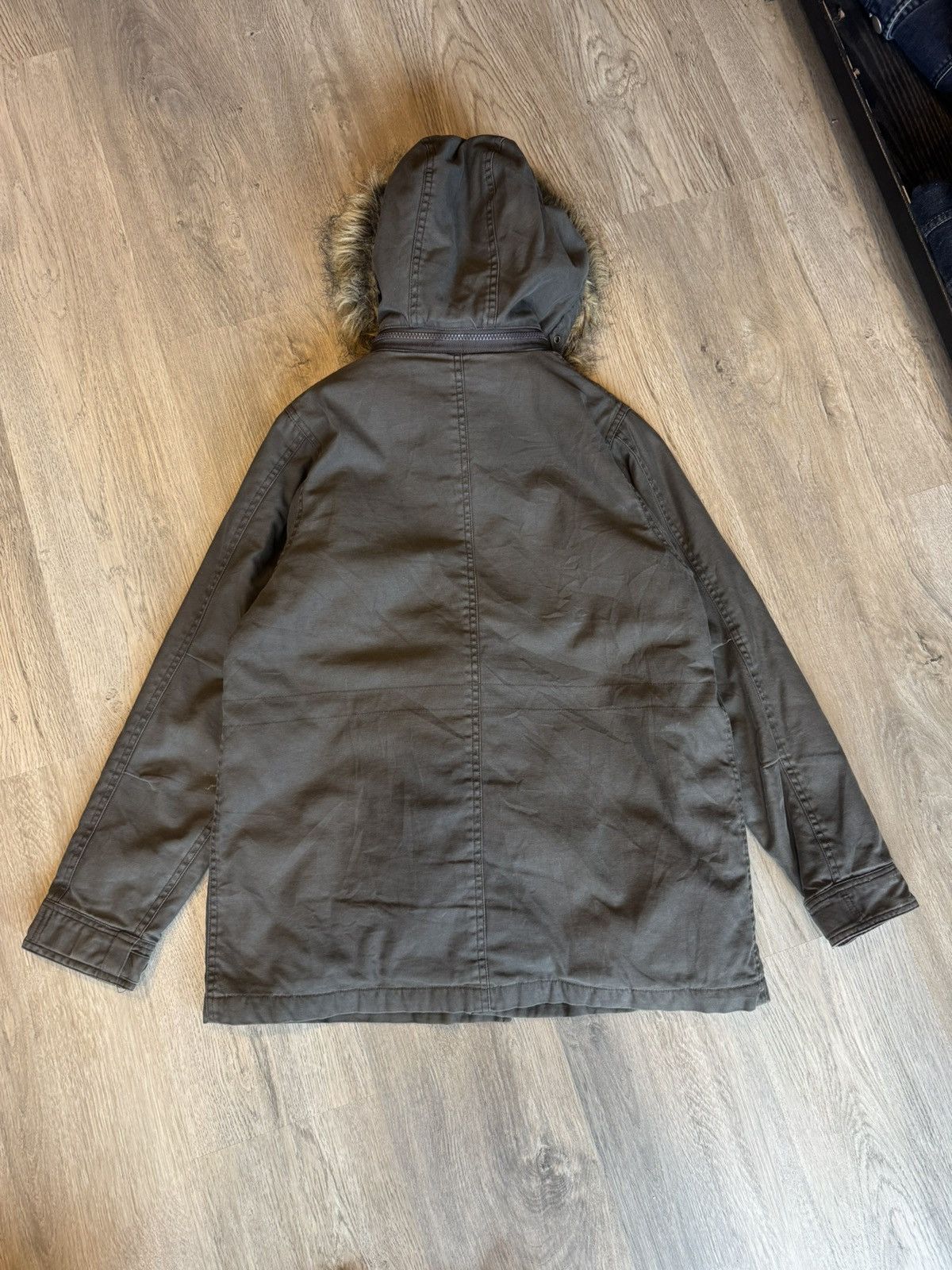 Japanese Brand HEAVY FUR HOODIE JACKET BY EARTH SPICE Size US M / EU 48-50 / 2 - 6 Thumbnail