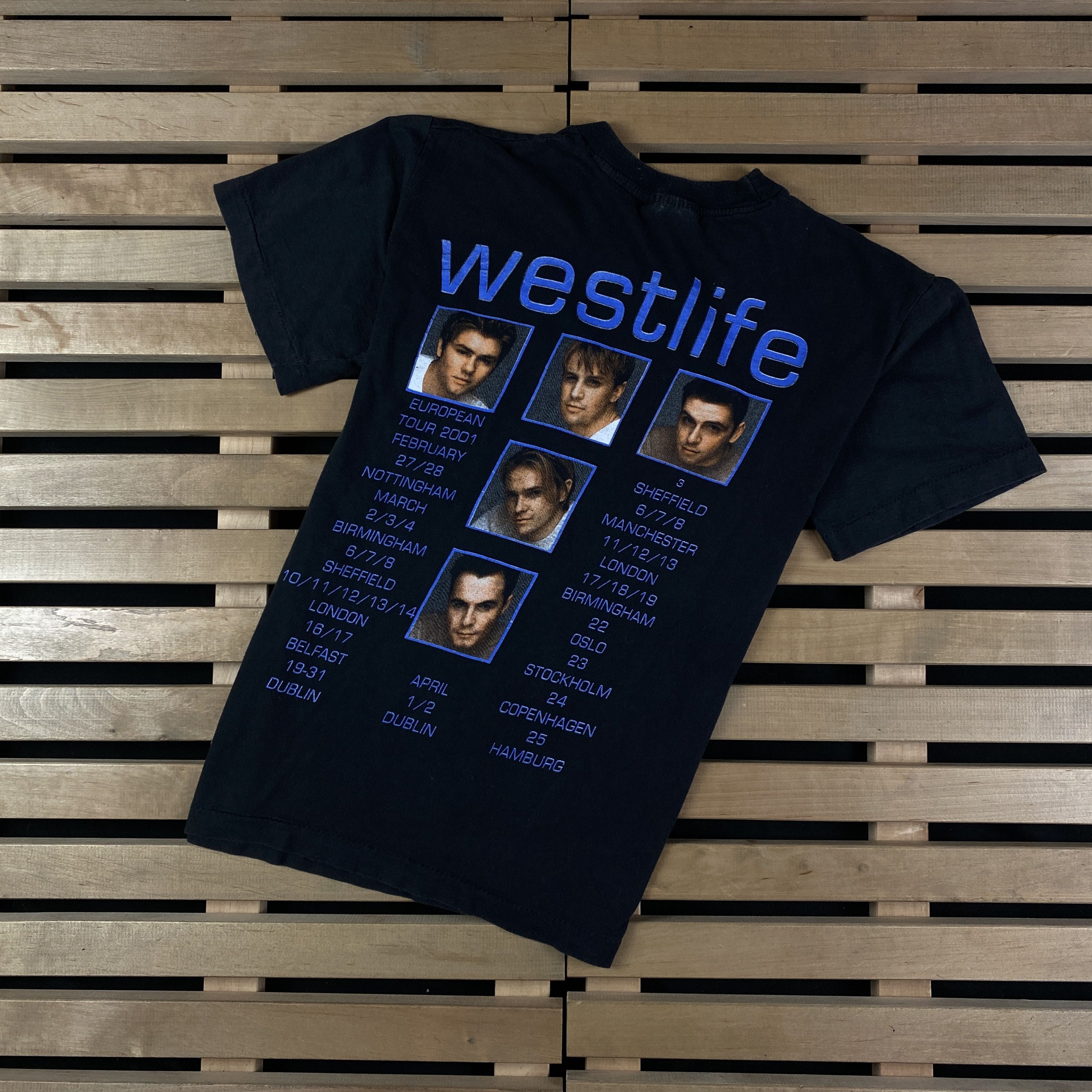 Band Tees × Vintage Mens Vintage T-Shirt Westlife 2001 Size M Size US M / EU 48-50 / 2 - 5 Thumbnail