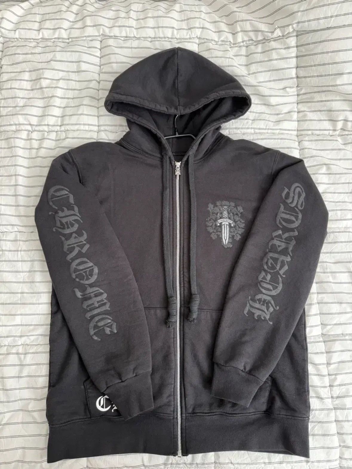 Chrome Hearts Heavy Weight Waffle Dagger Zipup Hoodie Size US L / EU 52-54 / 3 - 1 Thumbnail