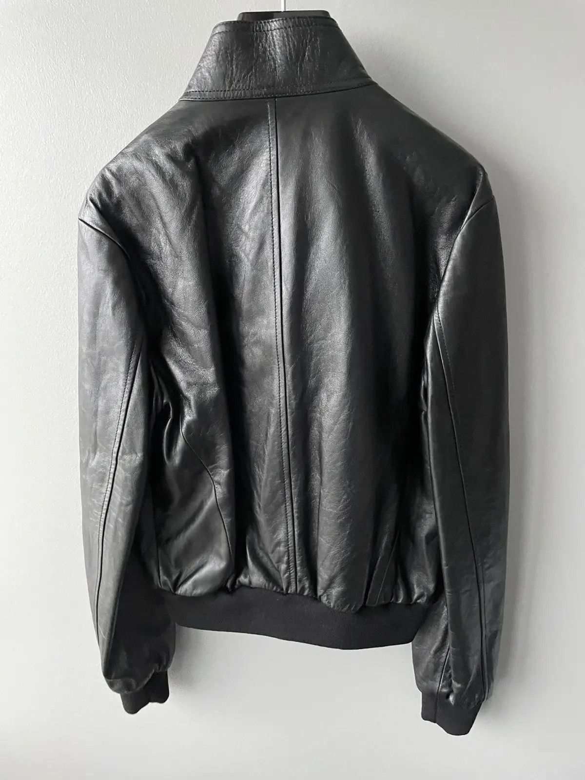 Celine × Hedi Slimane Rare Brand NEW Hedi Slimane Runway Sold Out Leather Jacket Size US M / EU 48-50 / 2 - 20 Thumbnail