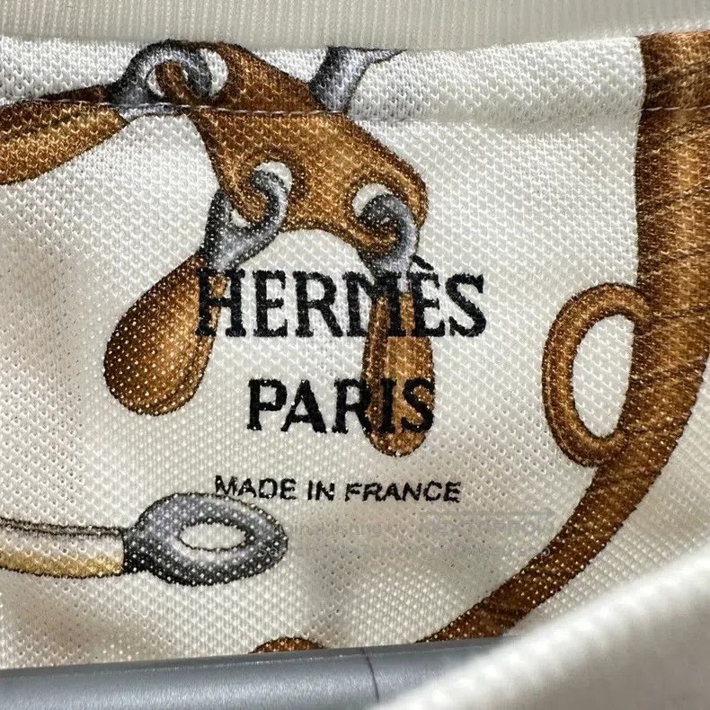 Hermes Hermes Horse Tack Pattern Short Sleeve T-Shirt Size M / US 6-8 / IT 42-44 - 3 Thumbnail