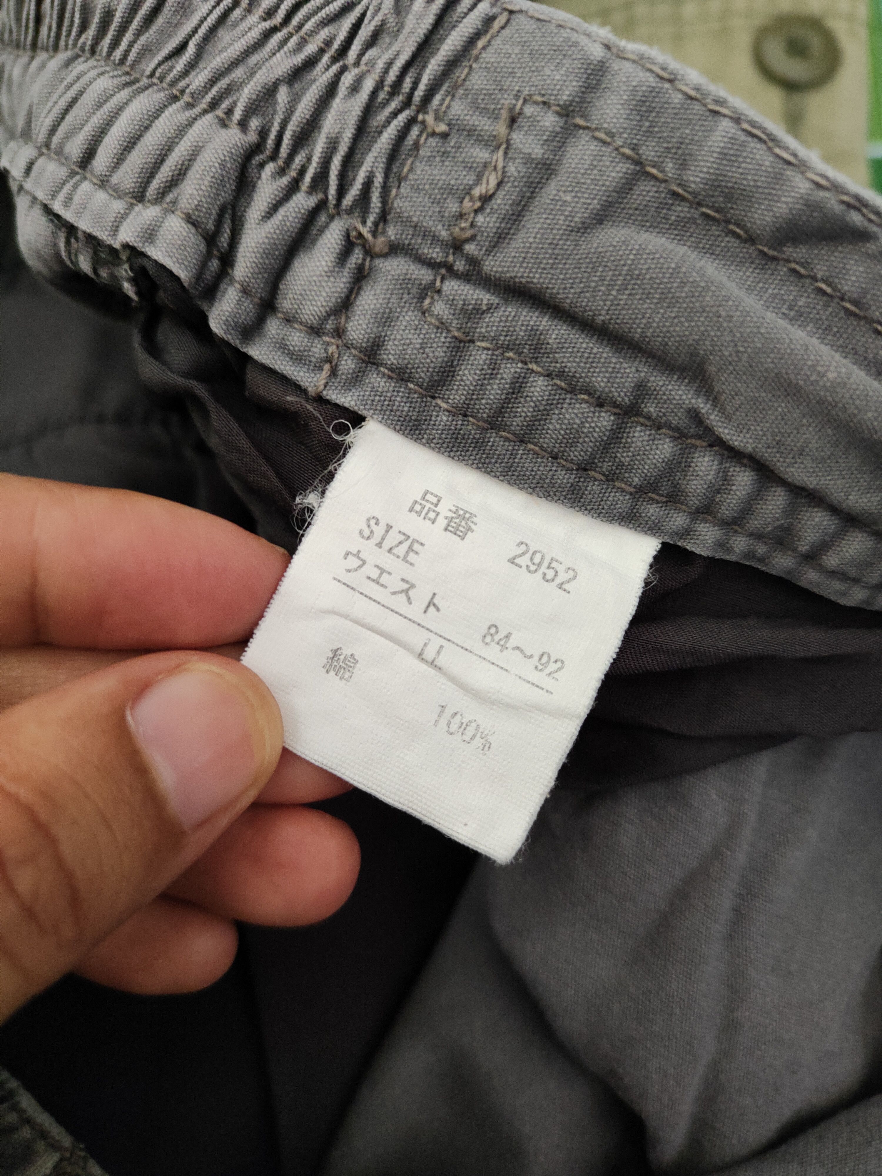 Japanese Brand N evolutions Gray Multipocket Tactical Cargo Pants #W2212 Size US 34 / EU 50 - 15 Thumbnail