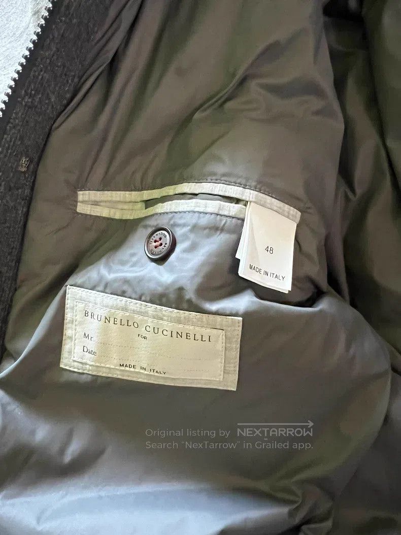 Brunello Cucinelli Brunello Cucinelli Down Jacket Cashmere Coat Size US M / EU 48-50 / 2 - 4 Thumbnail