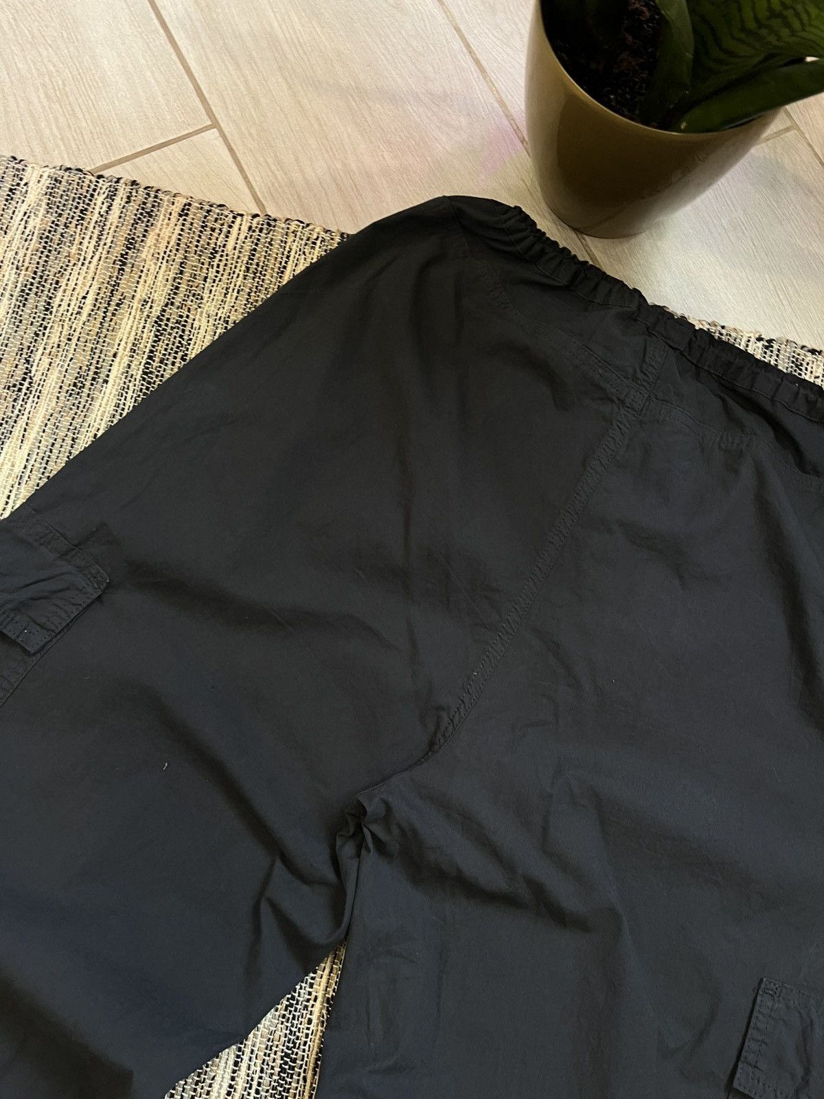 Japanese Brand × Vintage Y2K Vintage Navy Parachute Nylon Pants Japanese Avantgarde Size US 32 / EU 48 - 11 Thumbnail