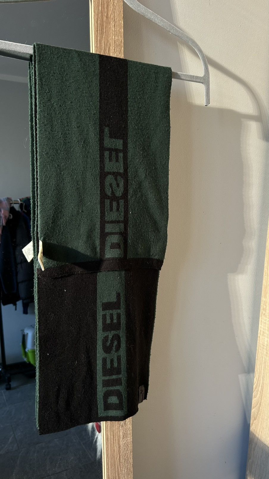 Diesel × Vintage Diesel vintage scarf big logo streetwear Size ONE SIZE - 5 Thumbnail