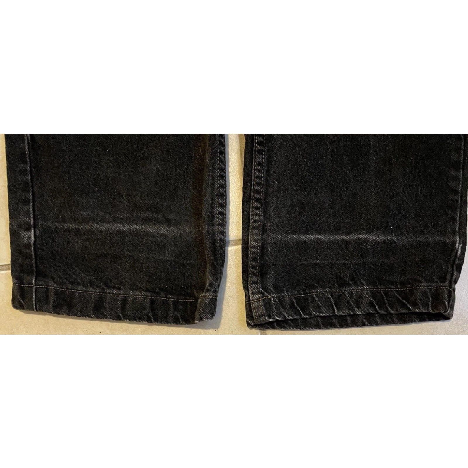 Vintage VINTAGE Zonz Jeans 12 25/25 Black Wide-Leg 90s Y2K Grunge Punk Skate Rave USA Big Pockets Women Jeans Size 34" / US 12 / IT 48 - 5 Thumbnail