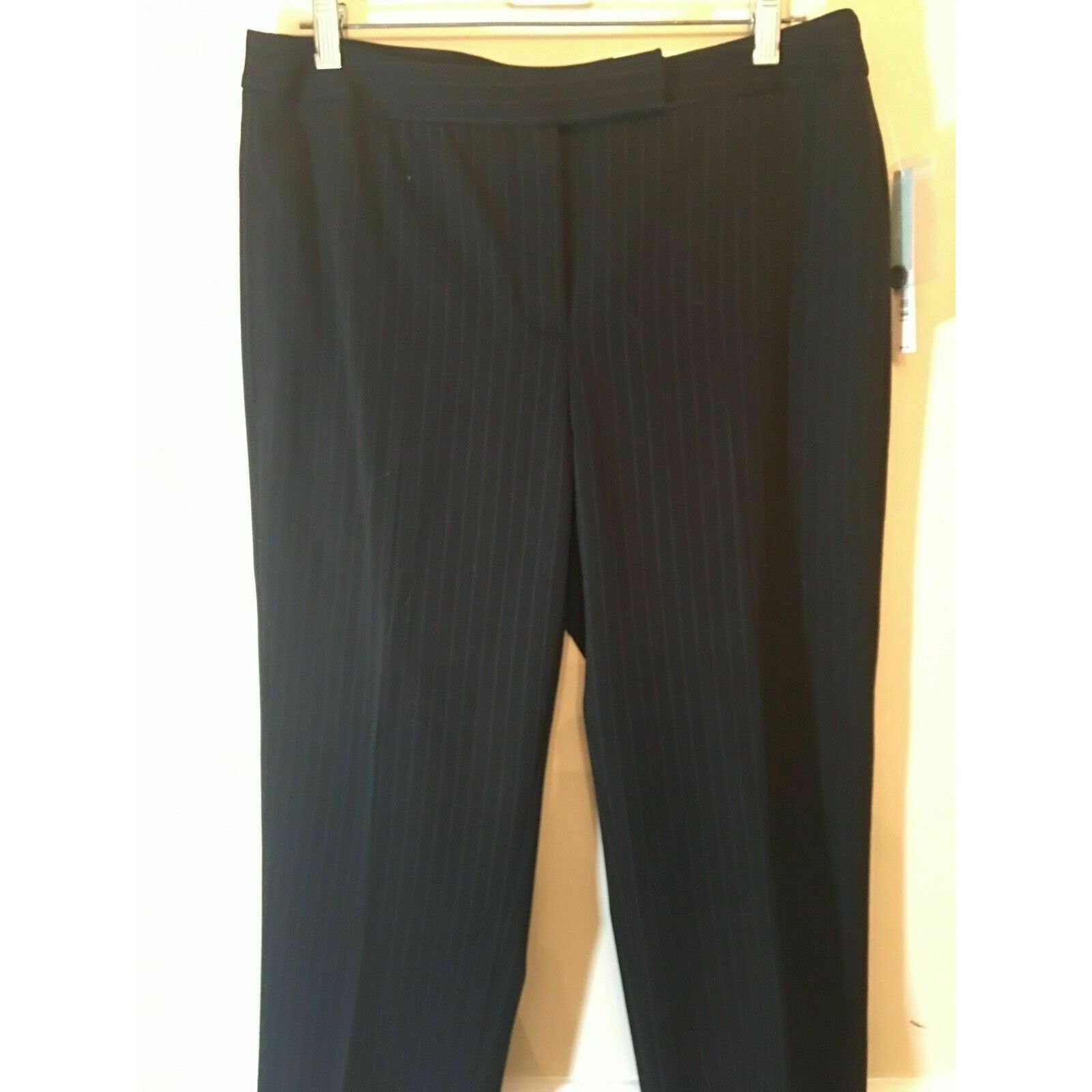 Apt. 9 Apt. 9 Maxwell Black Cotton Dress Pants size 10 Size 32" / US 10 / IT 46 - 9 Thumbnail