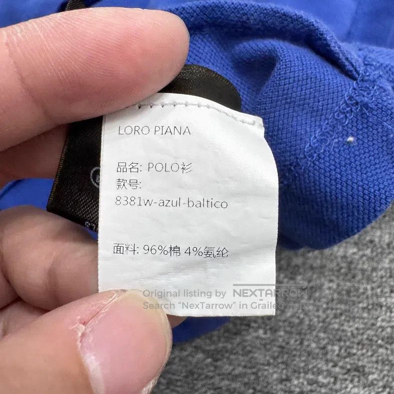 Loro Piana Loro Piana Polo Shirt Size US XL / EU 56 / 4 - 5 Thumbnail