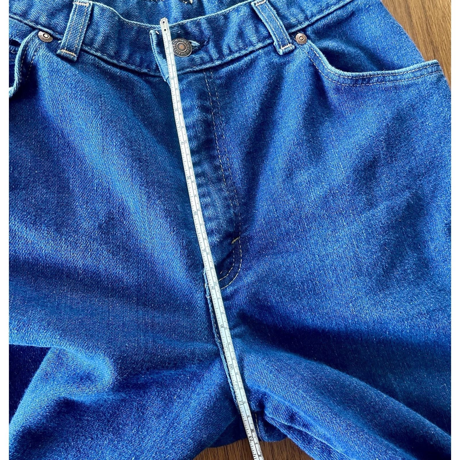 Levi's Vintage 70s 80s Levis Prospector High Rise Wide Leg Jeans 12 Size 26" / US 2 / IT 38 - 12 Thumbnail