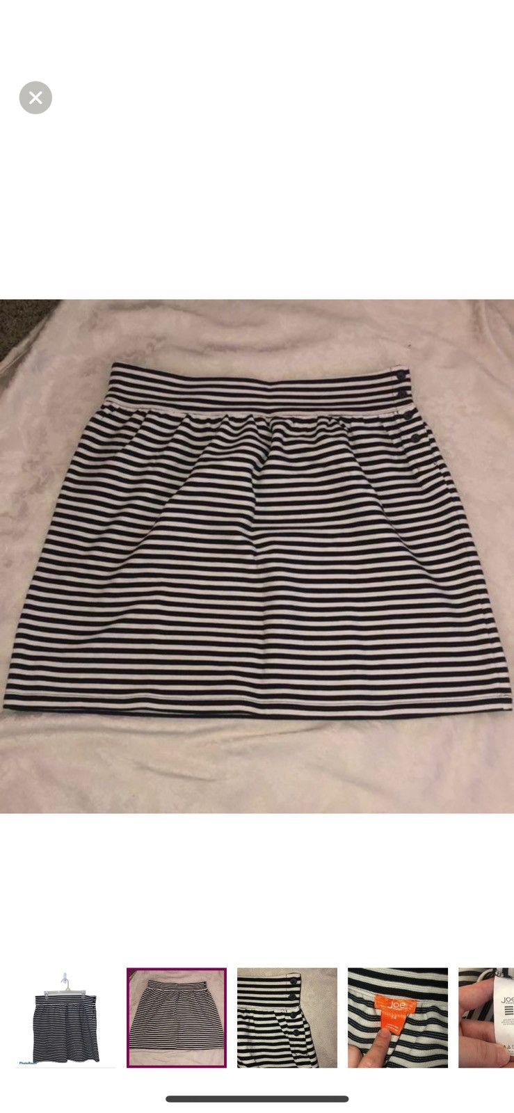 Joe Freshgoods Joe fresh striped skirt size 14 Size 36" / US 14 / IT 50 - 4 Thumbnail