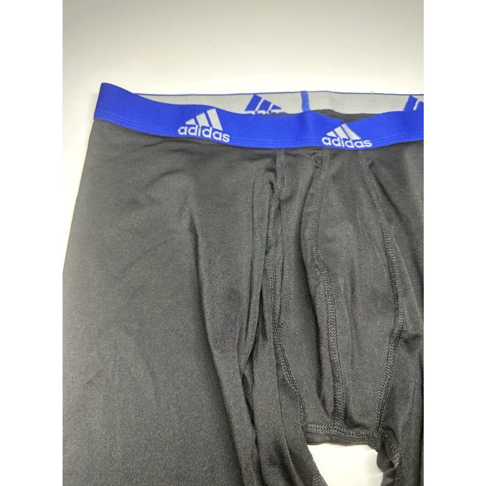 Adidas Adidas Men's Black Shorts Logo Compression Athletic Regular Large Size US 33 - 3 Thumbnail