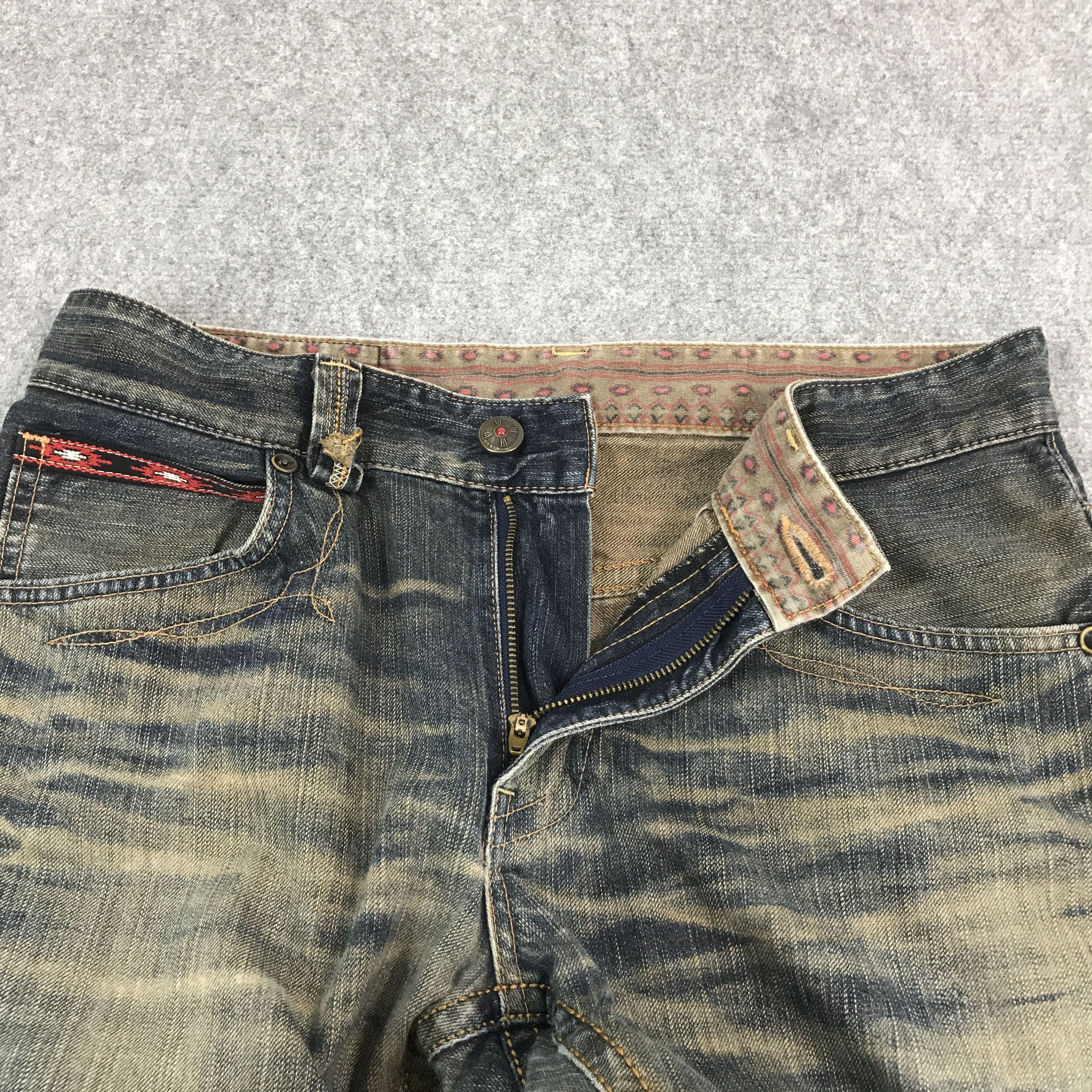 Designer × Edwin × Japanese Brand BAGGY EDWIN JAPAN RUSTY DENIM JEANS Size US 32 / EU 48 - 7 Thumbnail