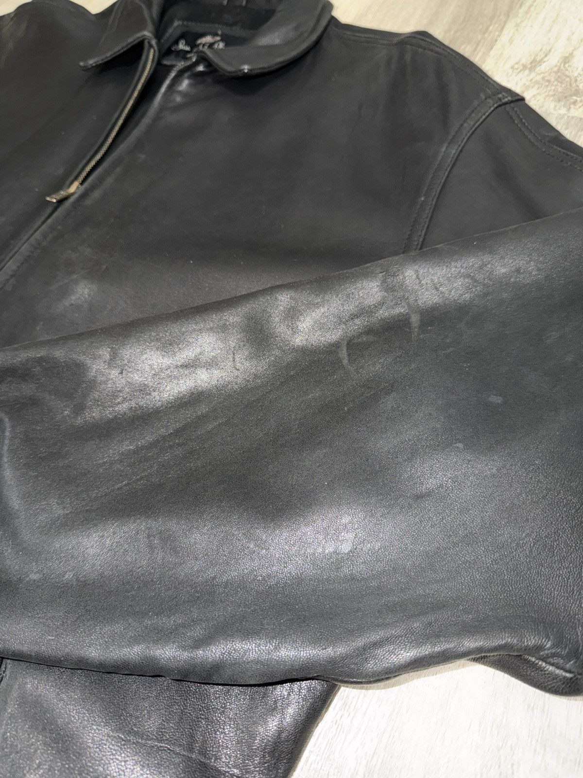Other LUIS ALVEAR Genuine Leather Black Jacket Size US XL / EU 56 / 4 - 4 Thumbnail