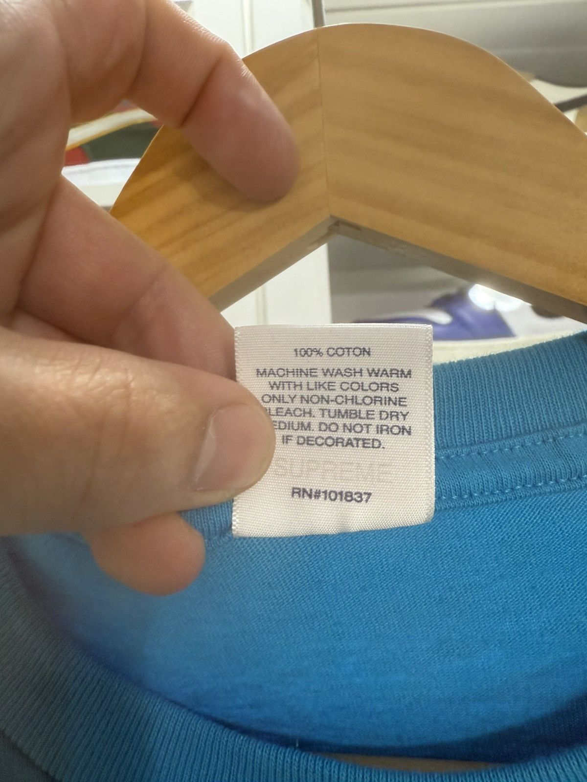 Supreme Supreme Futura Logo Tee Bright Blue Size US M / EU 48-50 / 2 - 5 Thumbnail