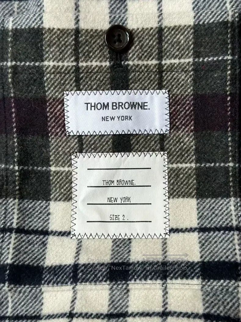 Thom Browne Thom Browne Double Sleeve Label Coat Jacket Size US M / EU 48-50 / 2 - 3 Thumbnail