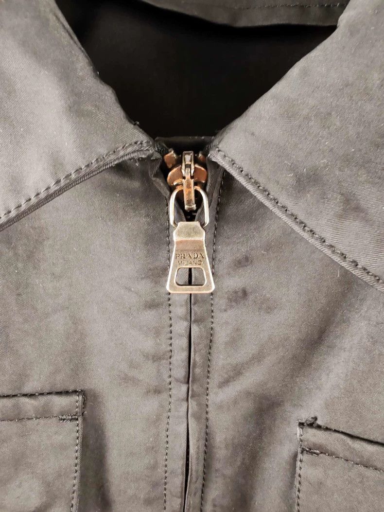 Prada PradaHard-shell workwear black samurai jacket 2503-Nextarro Size US L / EU 52-54 / 3 - 7 Thumbnail