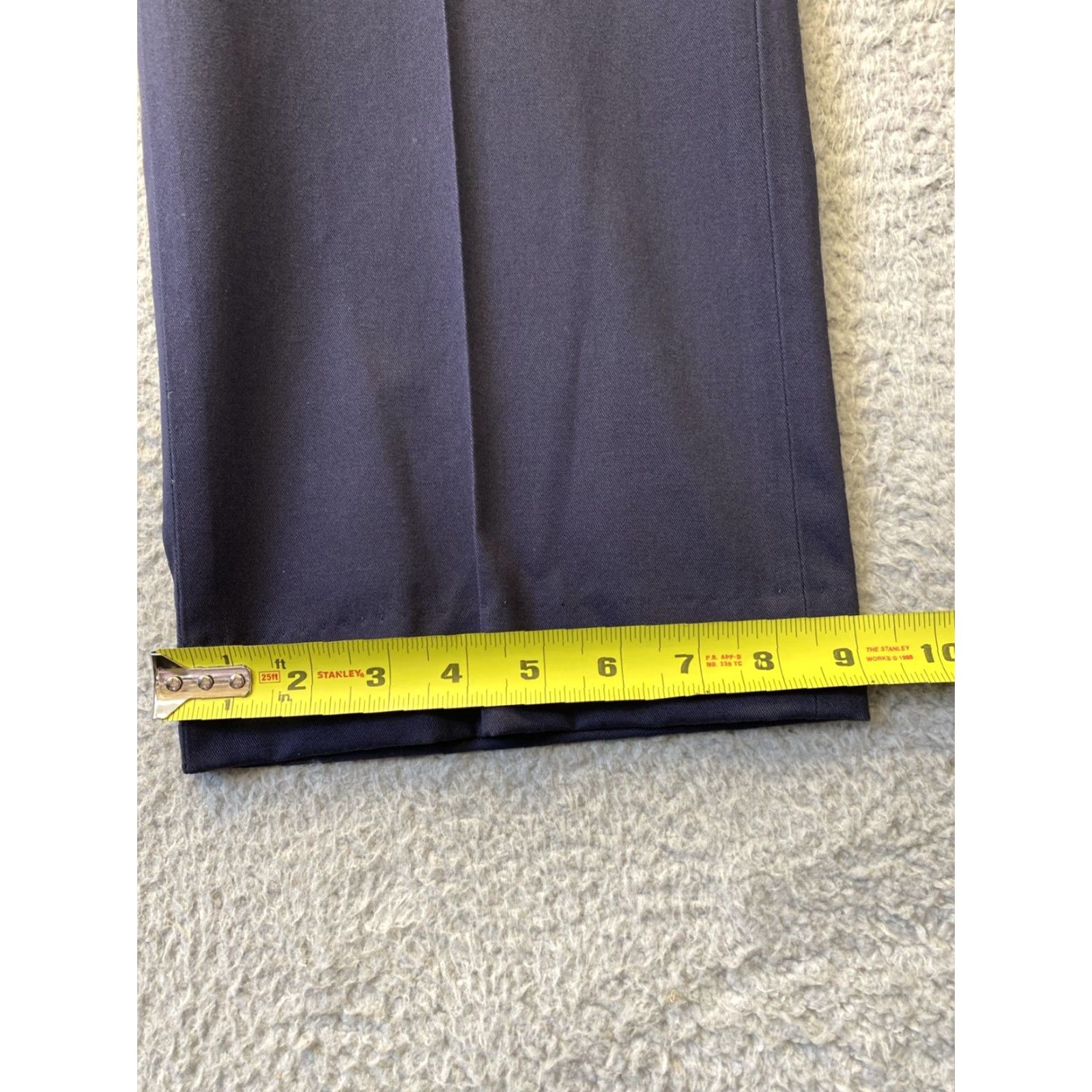 Vintage VINTAGE L.L. Bean Chino Pants Mens Size 38x32 Navy Cotton Casual Workwear Size US 38 / EU 54 - 5 Thumbnail