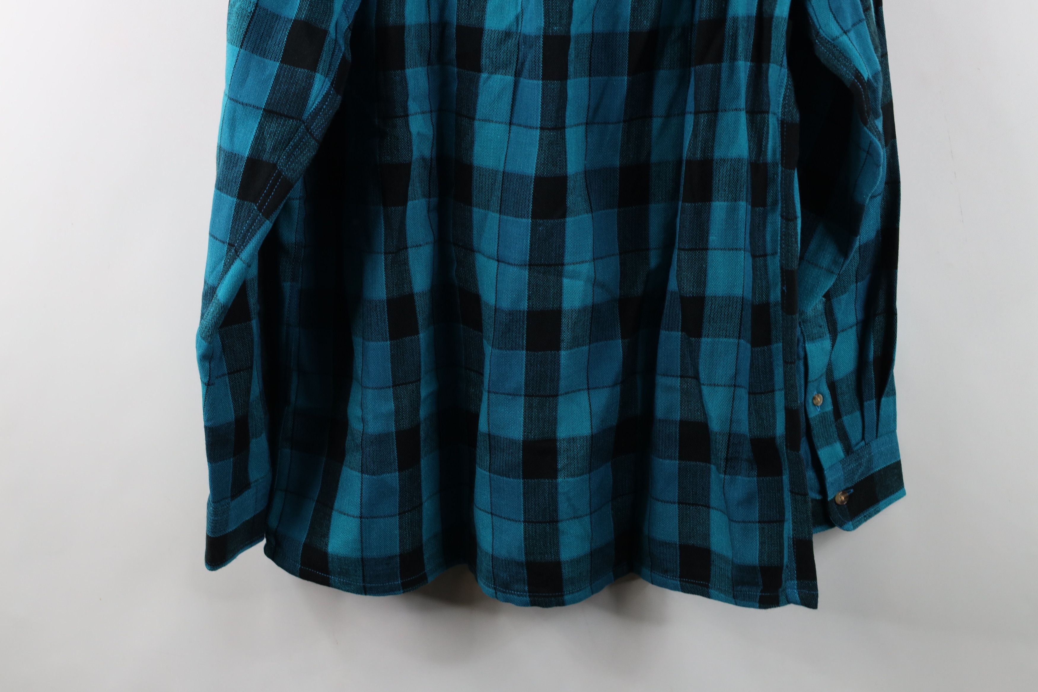Vintage Vintage 90s Streetwear Pocket Collared Button Shirt Plaid Size US M / EU 48-50 / 2 - 15 Thumbnail