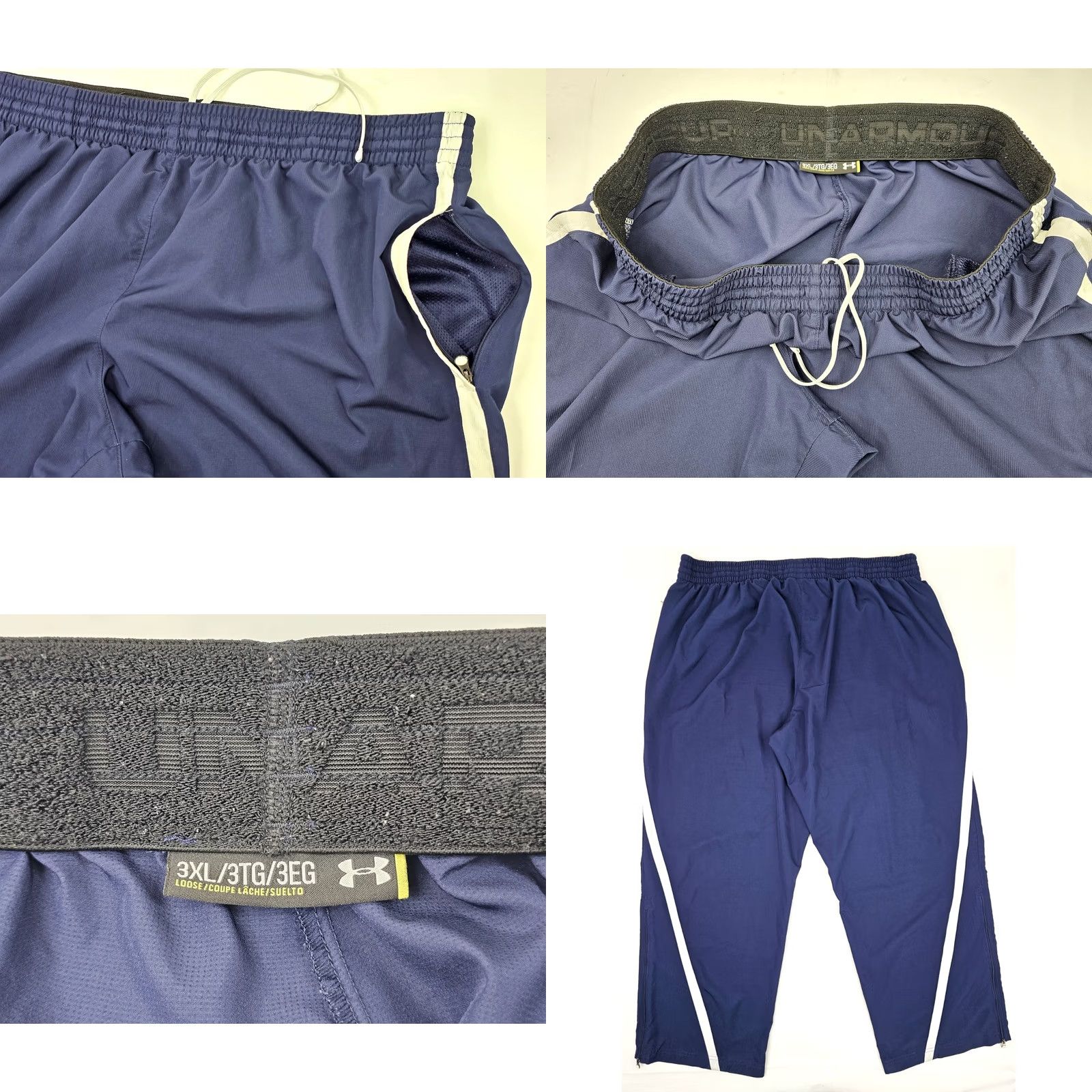 Under Armour Under Armour Pants Loose Track Men 3XL (41x31) Blue Vtg Protect This House Era Size US 39 - 8 Thumbnail