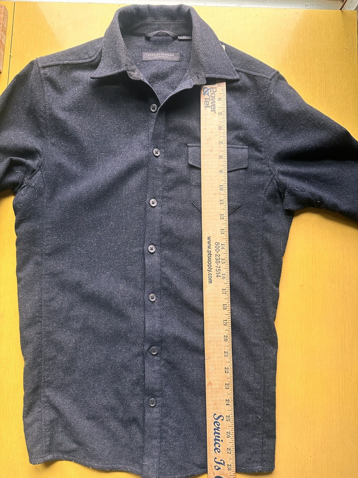 Mission Workshop Mission Workshop Nash wool long sleeve shirt Size US S / EU 44-46 / 1 - 3 Thumbnail