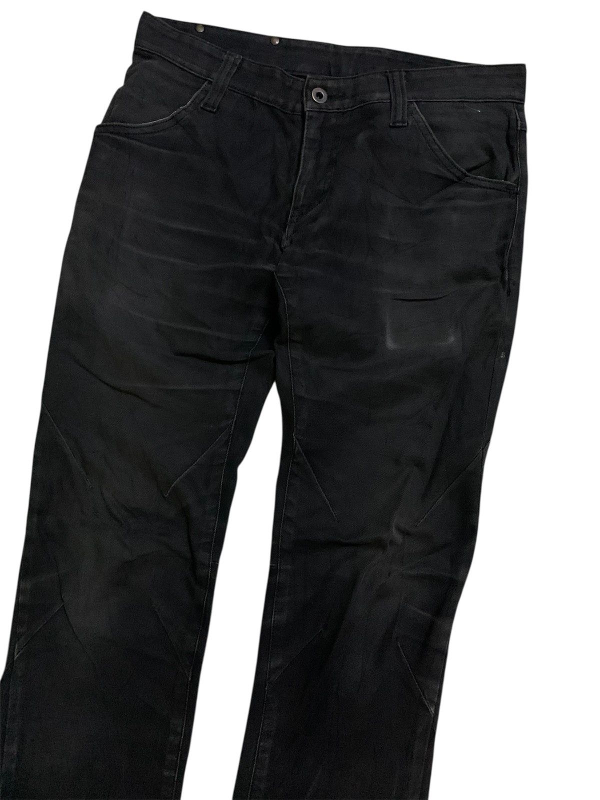 Isamu Katayama Backlash 💥Final💥Isamu Takayama Sun Faded Black Pant Size US 30 / EU 46 - 2 Thumbnail
