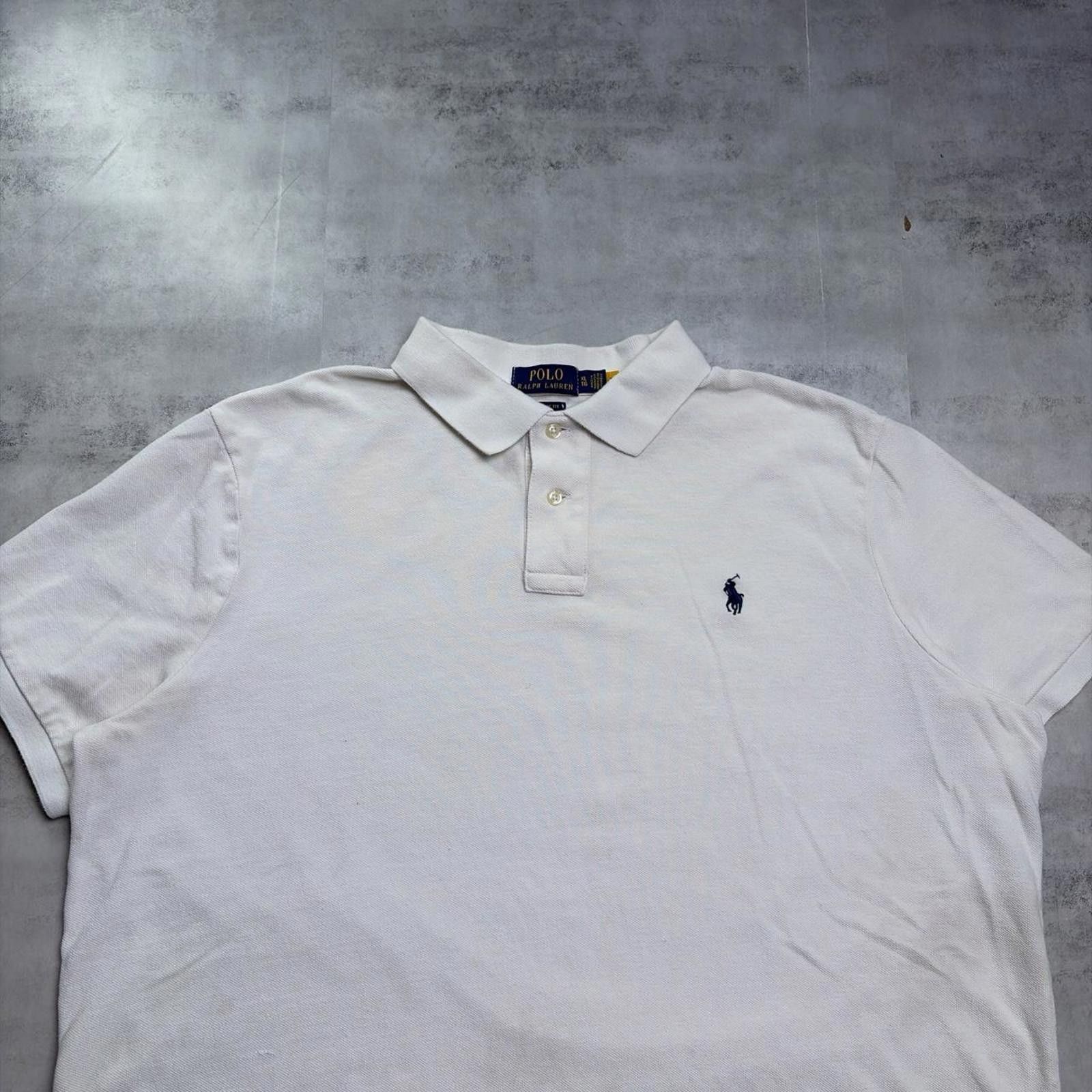 Polo Ralph Lauren Y2K White Polo Ralph Lauren Polo Shirt Size US XL / EU 56 / 4 - 2 Thumbnail
