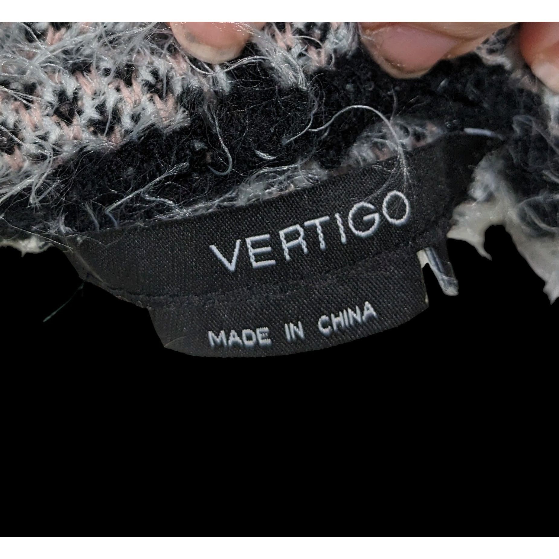 Other Abstract Fluffy Hooded Cardigan by Vertigo Size M / US 6-8 / IT 42-44 - 6 Thumbnail