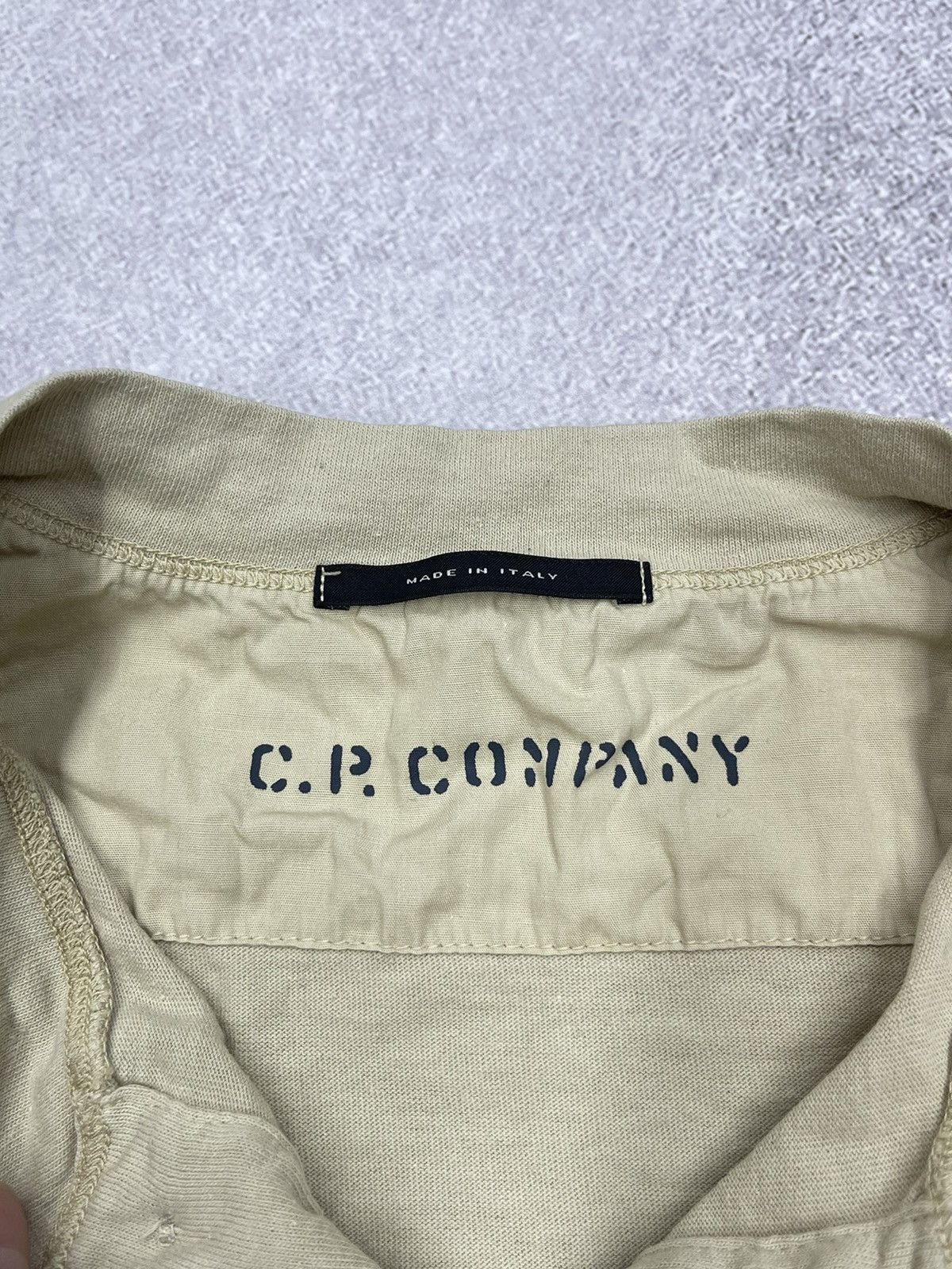 C.P. Company Vintage C.P. Company Base Longsleeve Baige Made in Italy Y2K Size US L / EU 52-54 / 3 - 5 Thumbnail