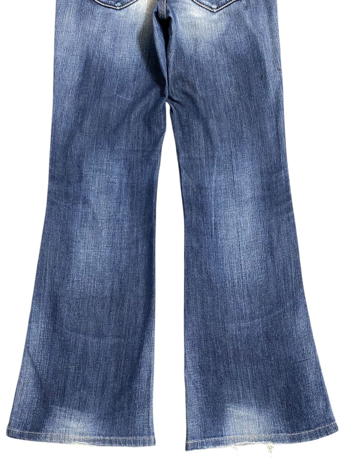 Levi's Levis Lady Style Flare Blue Wash Soft Jeans Size 32" / US 10 / IT 46 - 6 Thumbnail