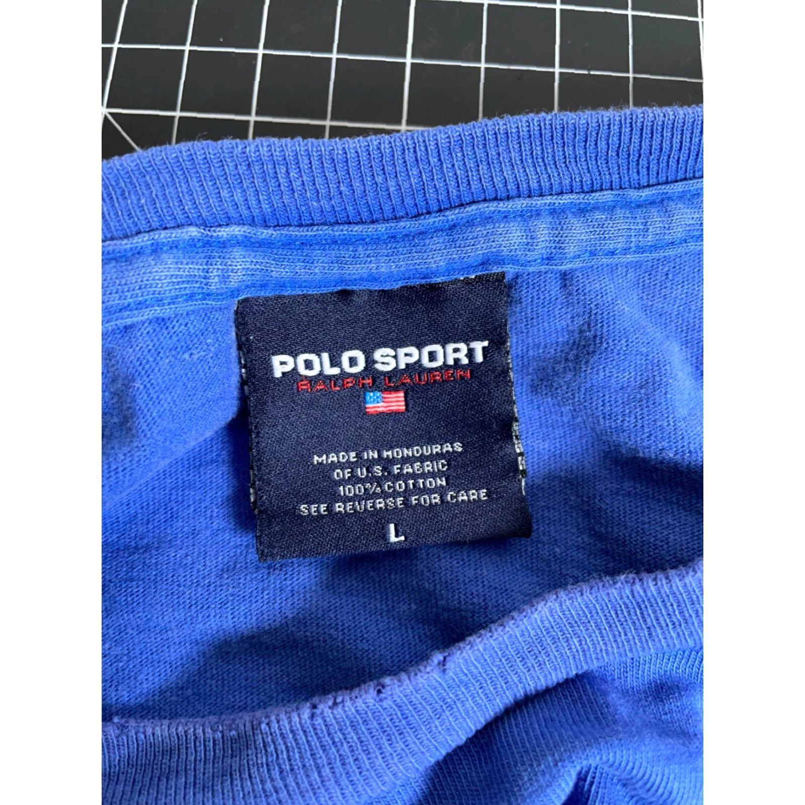 Vintage VINTAGE Polo Sport T-Shirt Long Sleeve Mens Large Blue Graphic Print 90s Retro Preppy Size US L / EU 52-54 / 3 - 3 Thumbnail